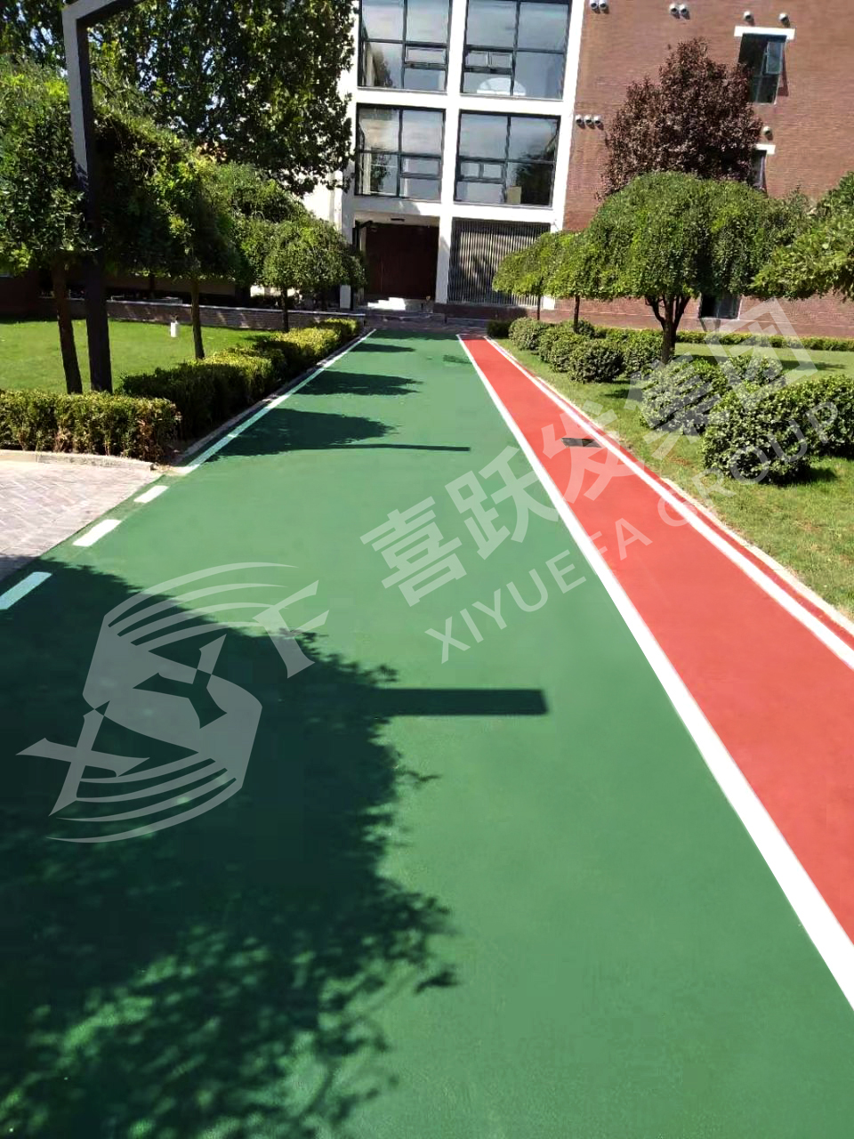 北京私立樹人·瑞貝學(xué)校路面